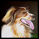 Tille - Pet Portrait Acrylic Painting